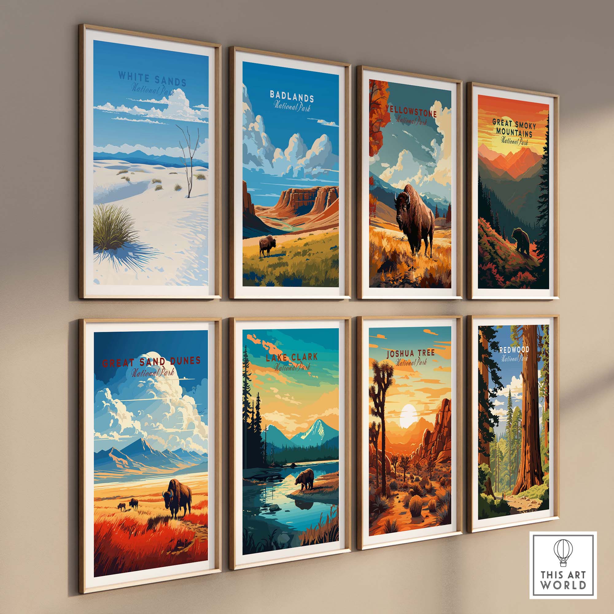 White Sands National Park Poster