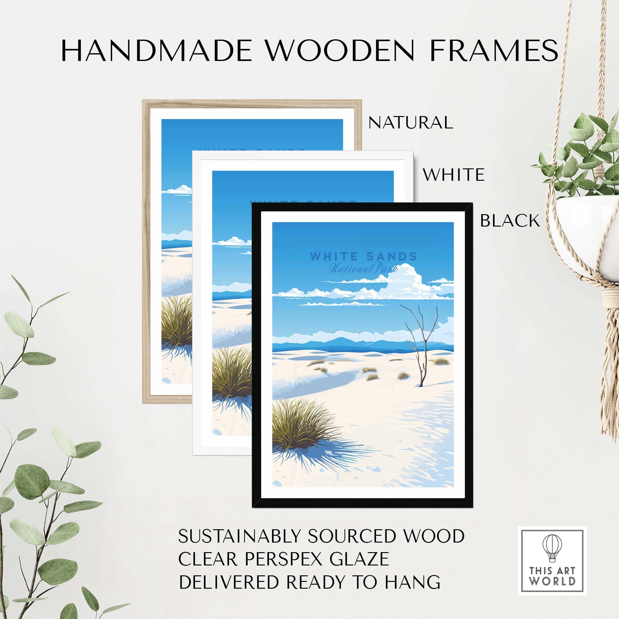 White Sands National Park Poster