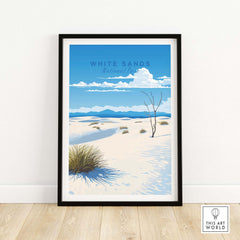 White Sands National Park Poster