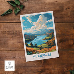 Windermere Lake District Poster