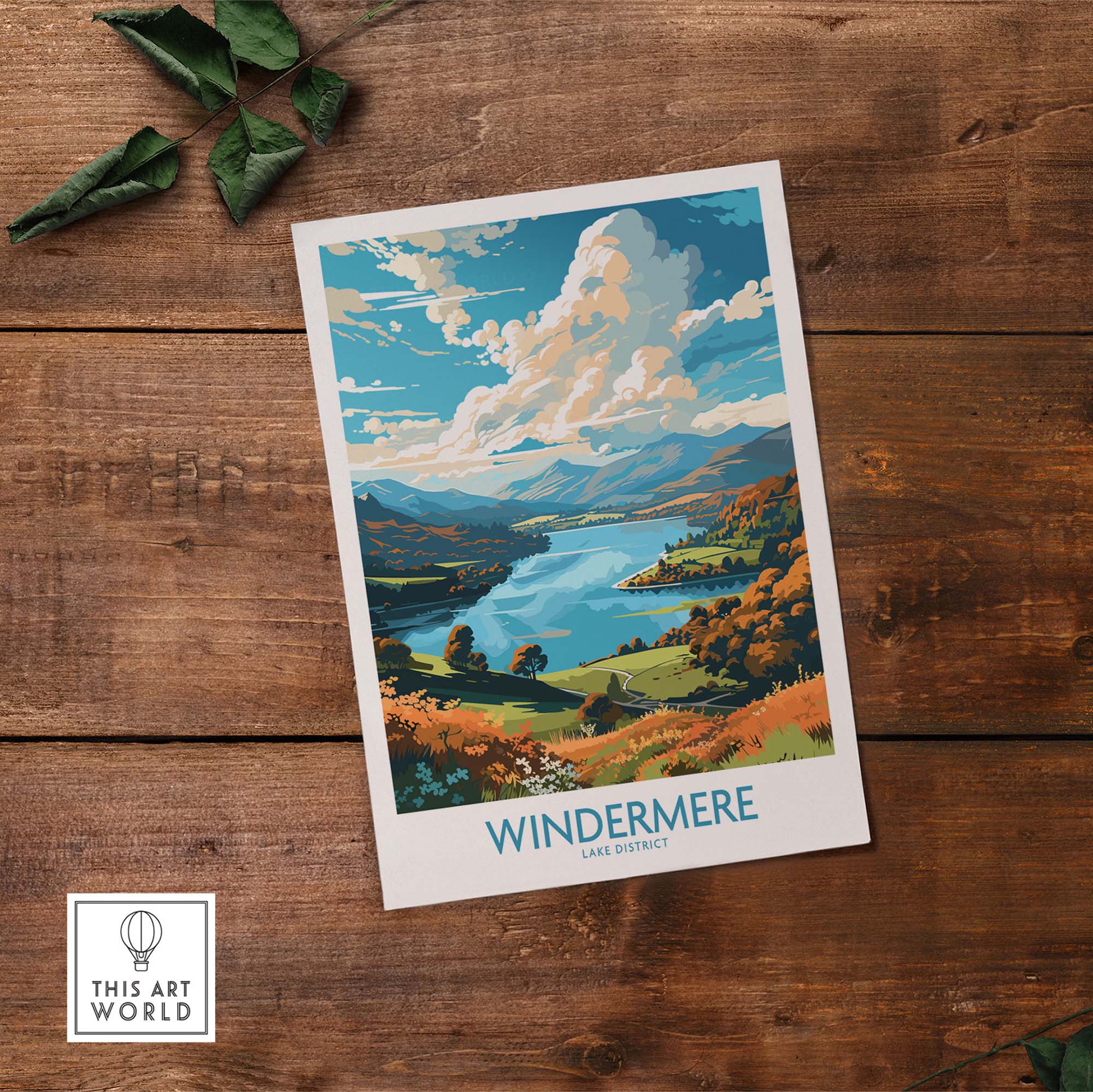Windermere Lake District Poster