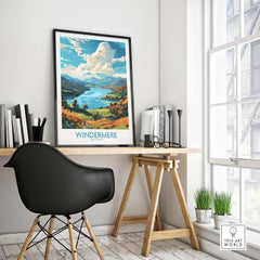 Windermere Lake District Poster