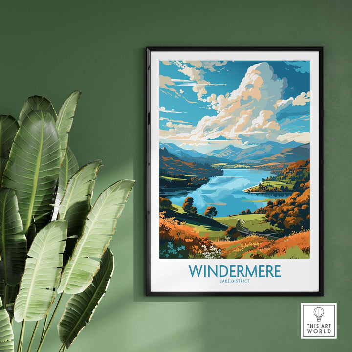 Windermere Lake District Poster