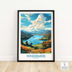 Windermere Lake District Poster