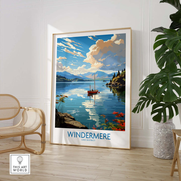 Windermere Travel Poster