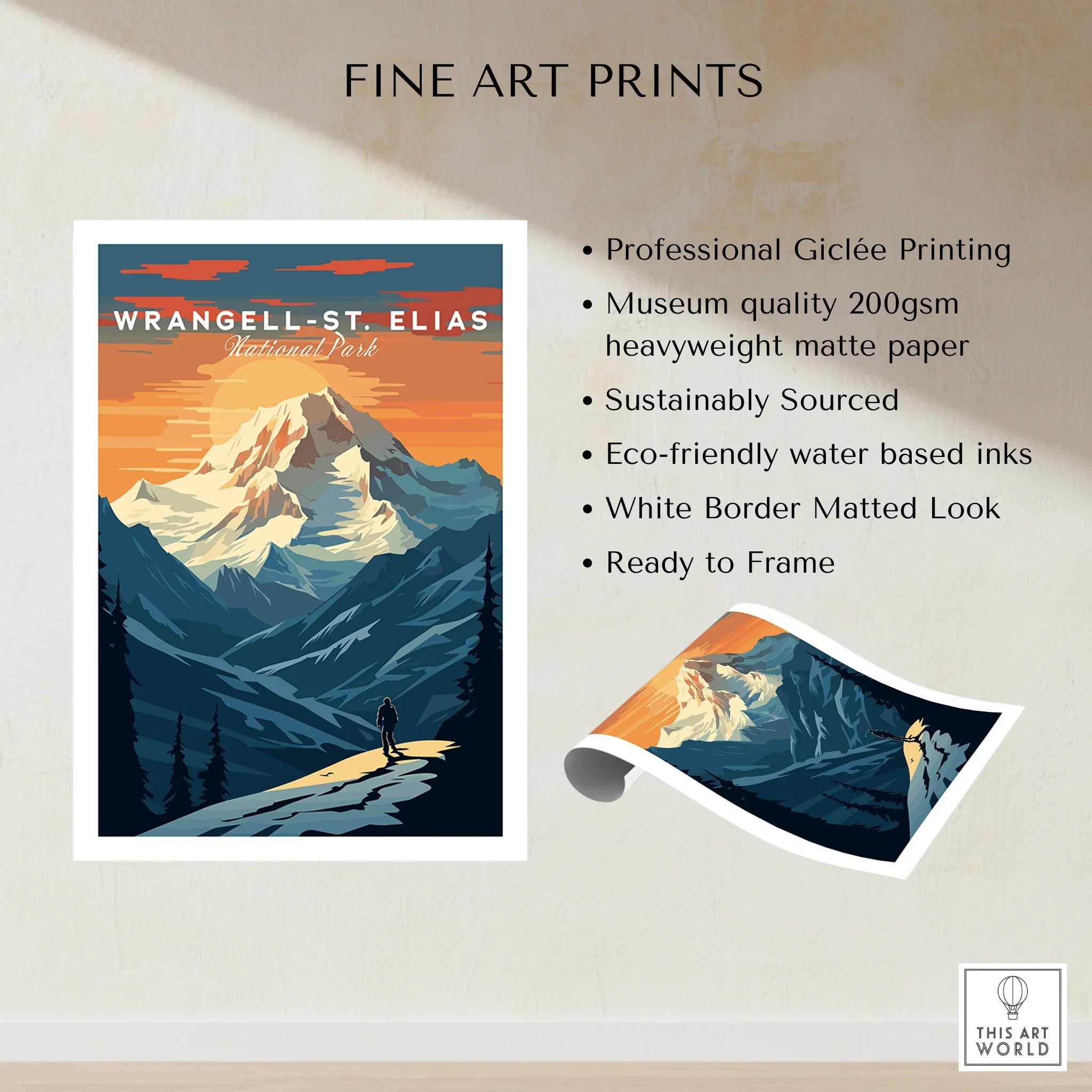 Wrangell-St. Elias National Park Poster – This Art World