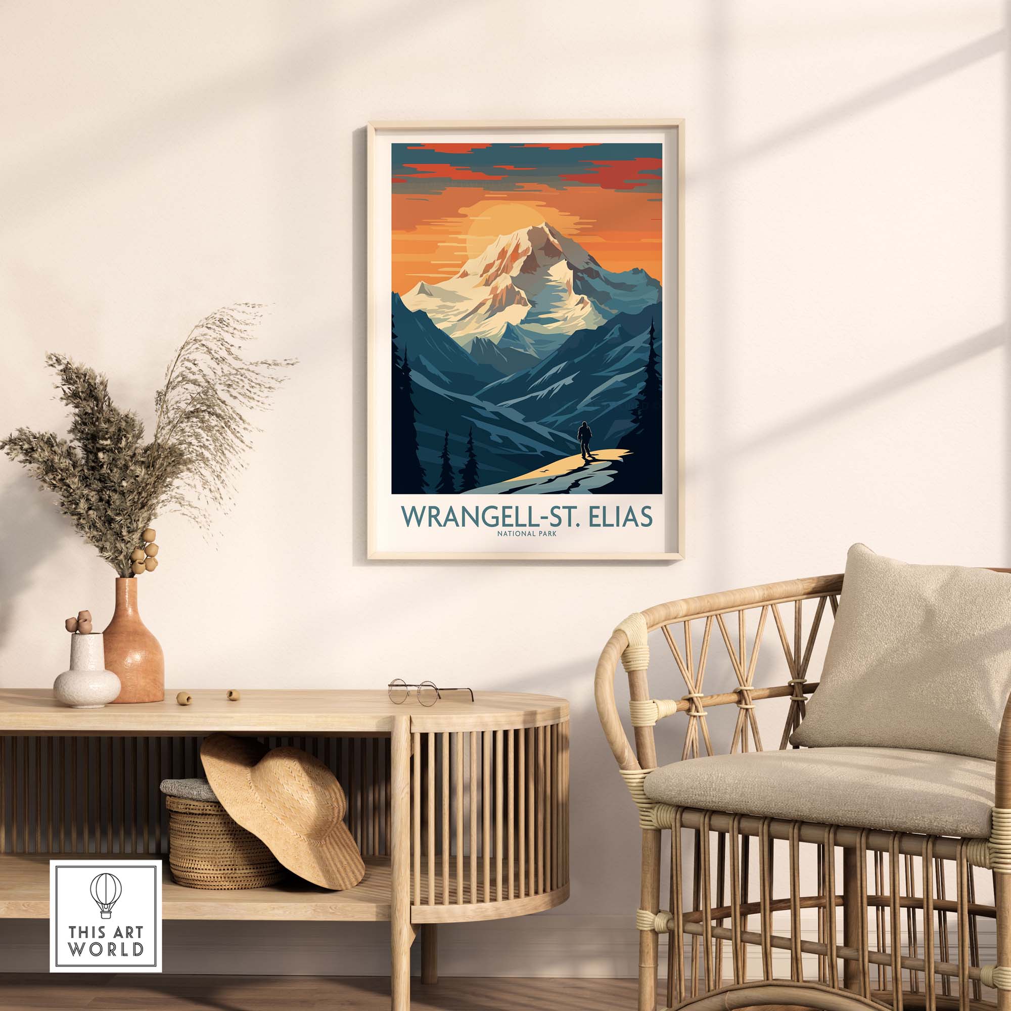 Wrangell-St. Elias National Park Print