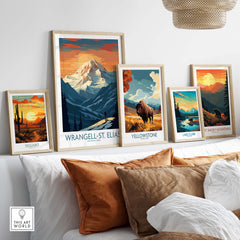 Wrangell-St. Elias National Park Print