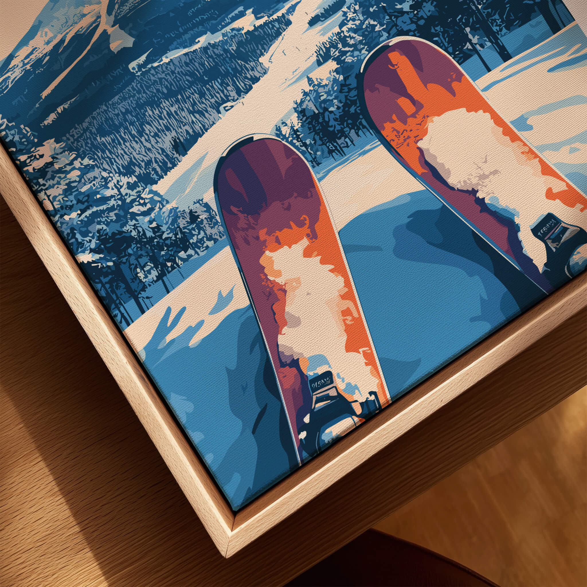 Ylläs Norway Ski Art | From the Slopes Print