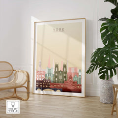 York City Skyline Print | Wall Art Poster