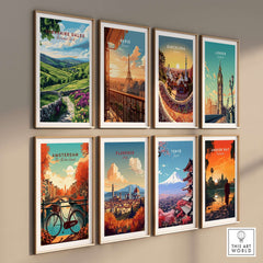 Yorkshire Dales National Park Wall Art featuring beautiful landscapes and vibrant colors.