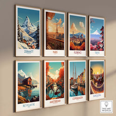 Zermatt Ski Poster
