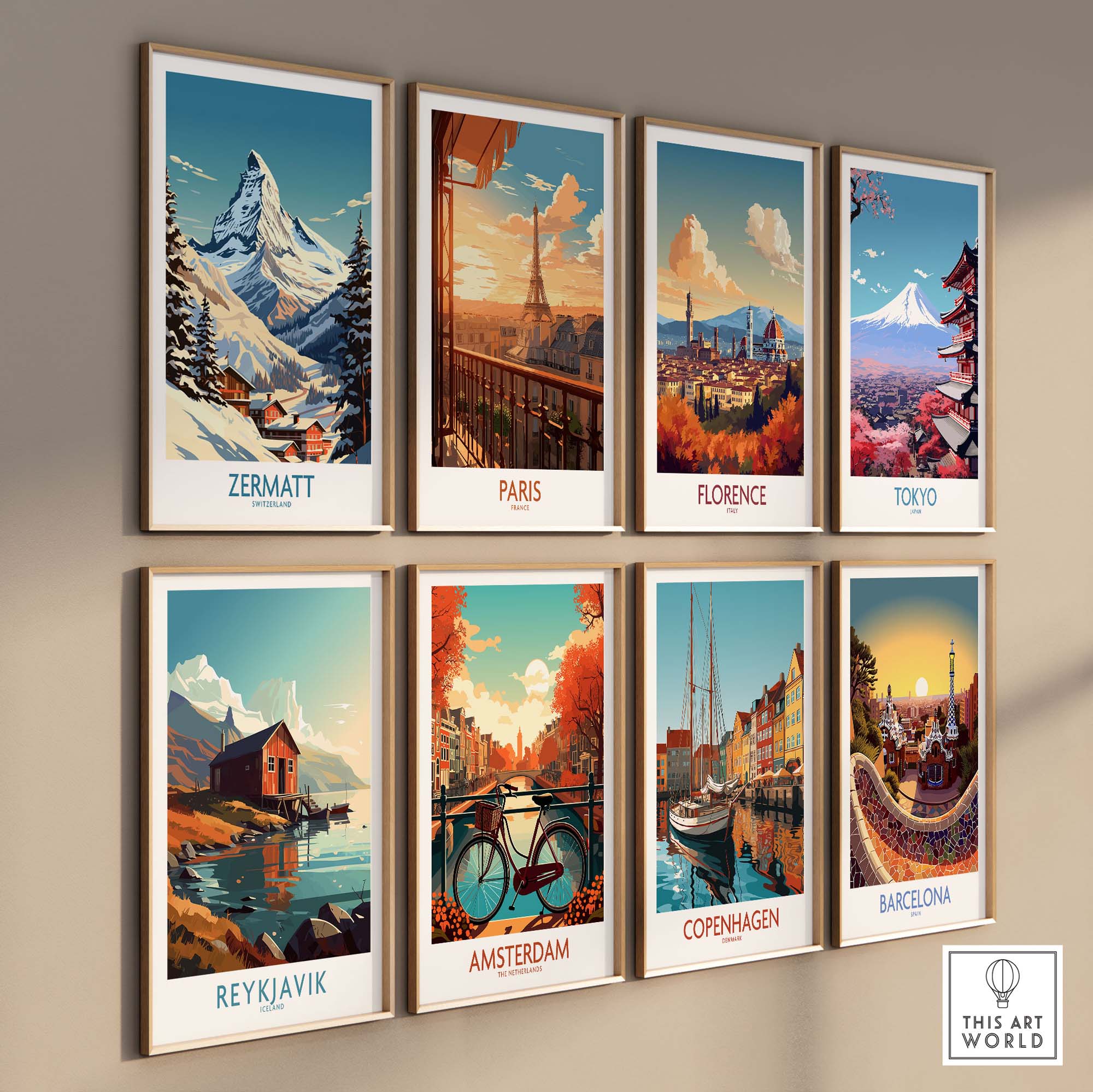 Zermatt Ski Poster