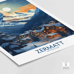 Zermatt Switzerland Poster