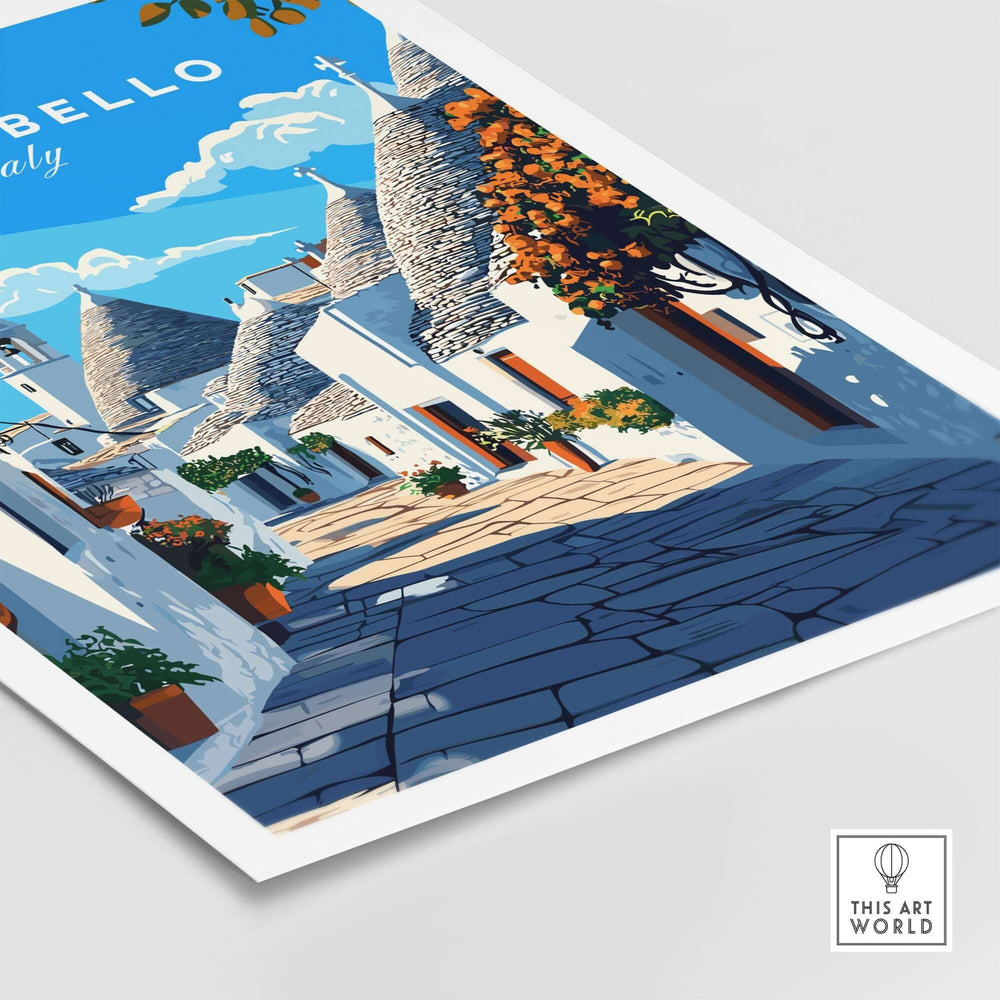 Alberobello Travel Print