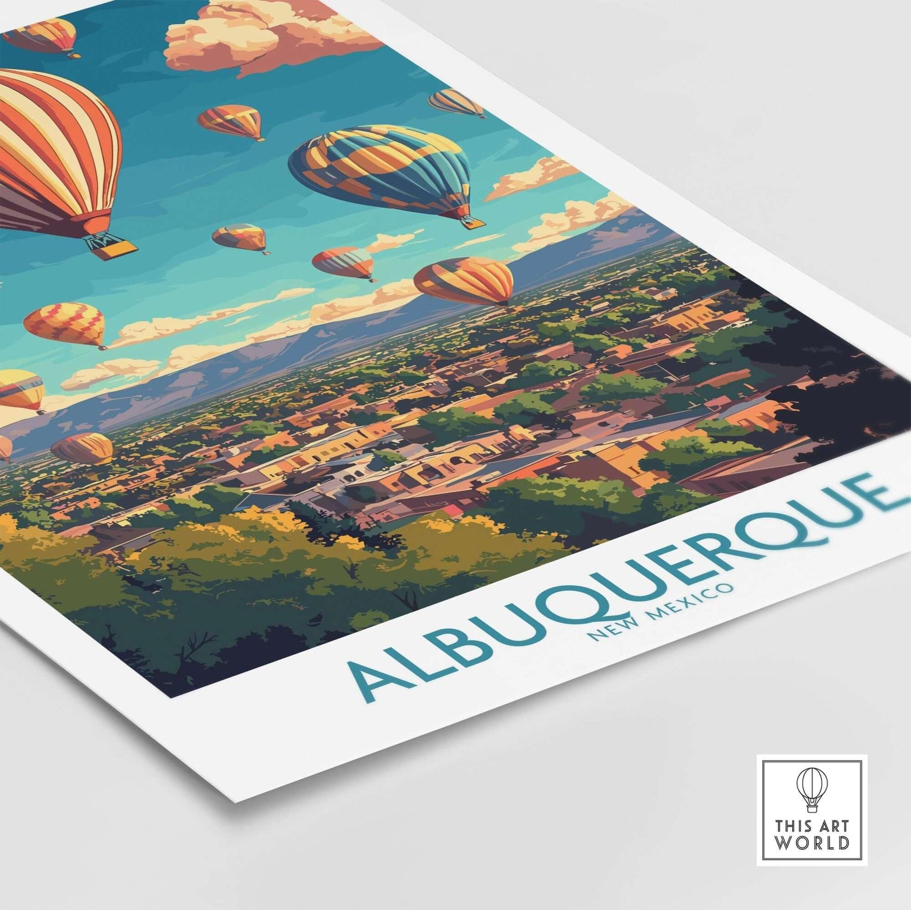 Vibrant Albuquerque Art Print for Your Home – This Art World