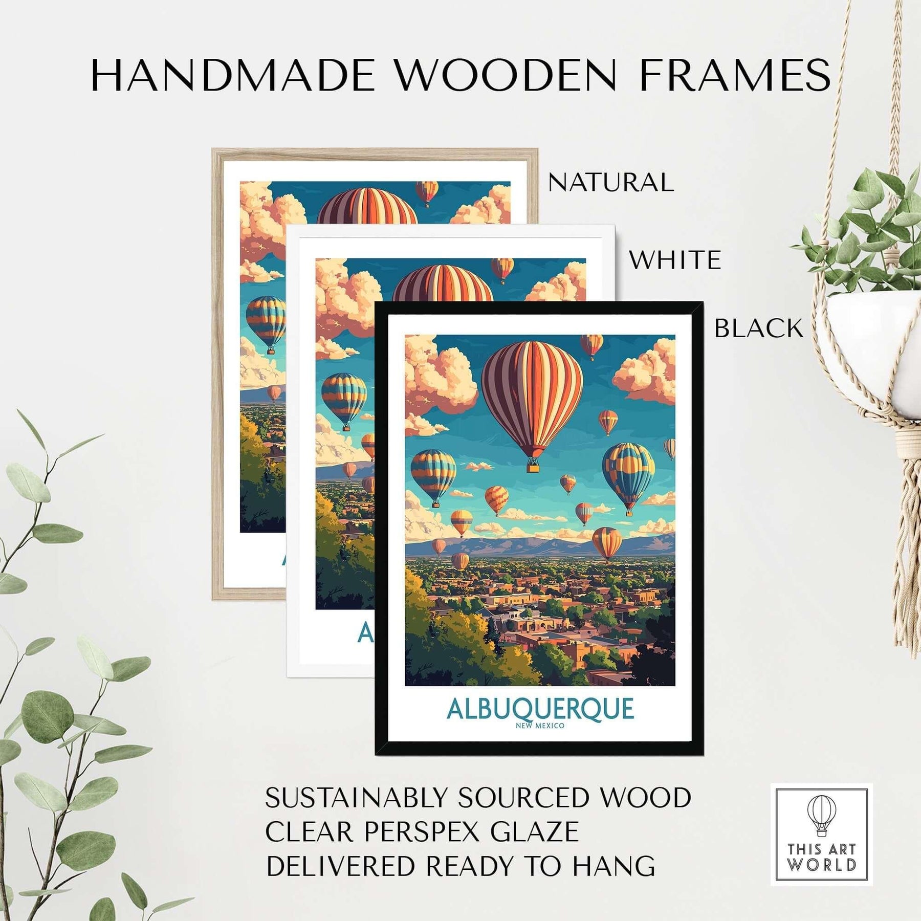 Vibrant Albuquerque Art Print for Your Home – This Art World