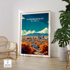 Albuquerque Wall Art showcasing the scenic beauty of Albuquerque, New Mexico, perfect for home decor.