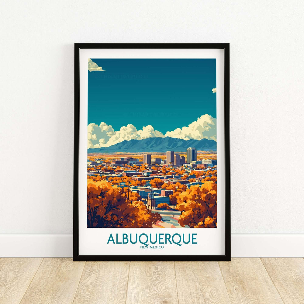 Albuquerque Wall Art Print