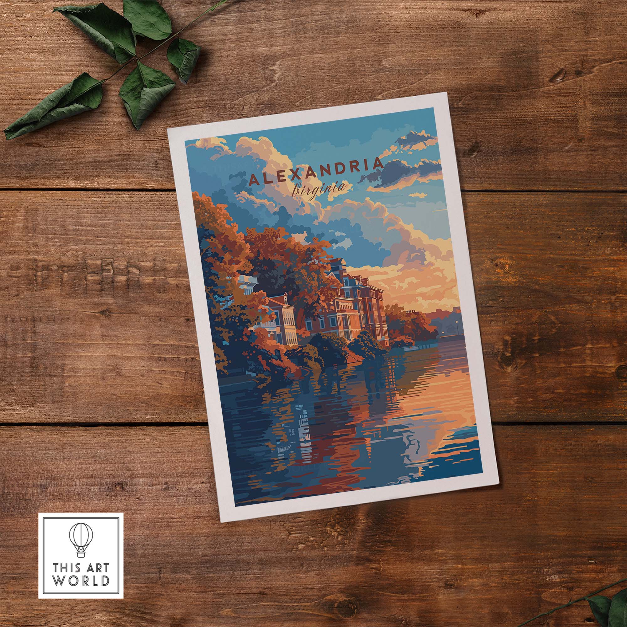 Alexandria Virginia Poster part of our best collection or travel posters and prints - This Art World