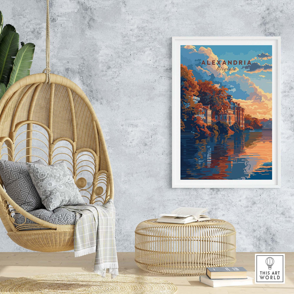 Alexandria Virginia Poster part of our best collection or travel posters and prints - This Art World