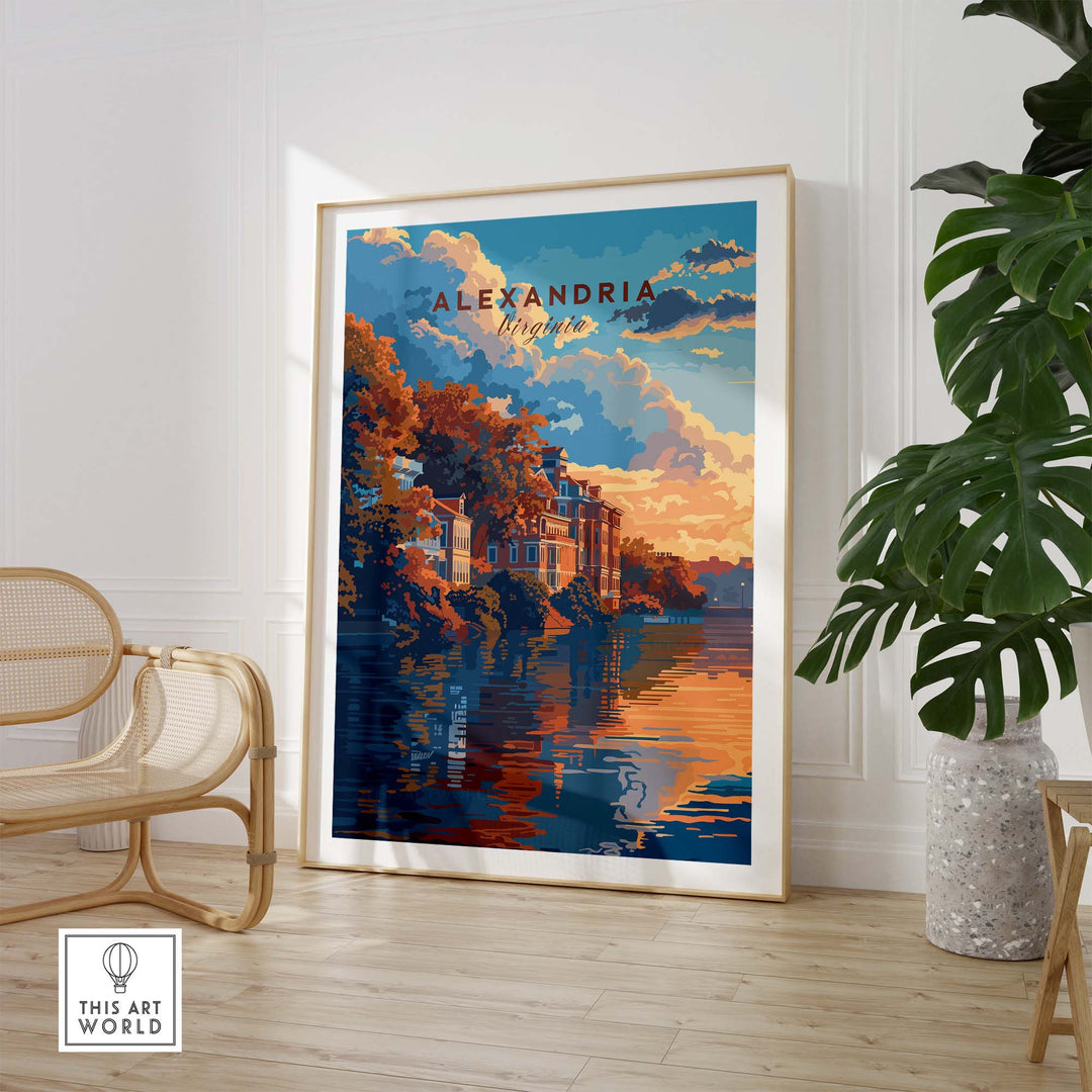 Alexandria Virginia Poster part of our best collection or travel posters and prints - This Art World