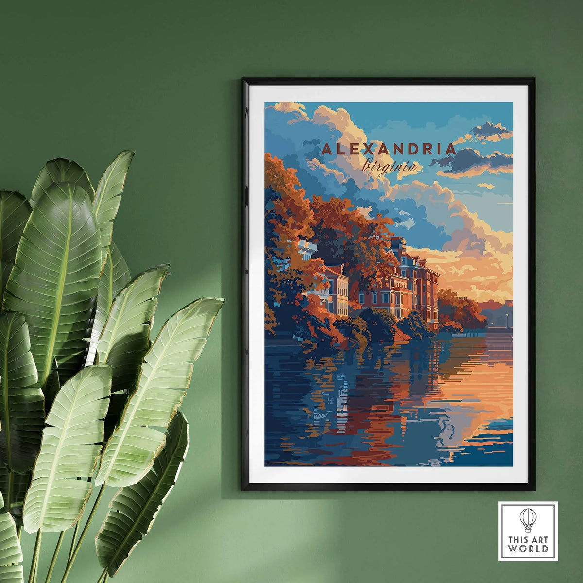 Alexandria Virginia Poster part of our best collection or travel posters and prints - This Art World