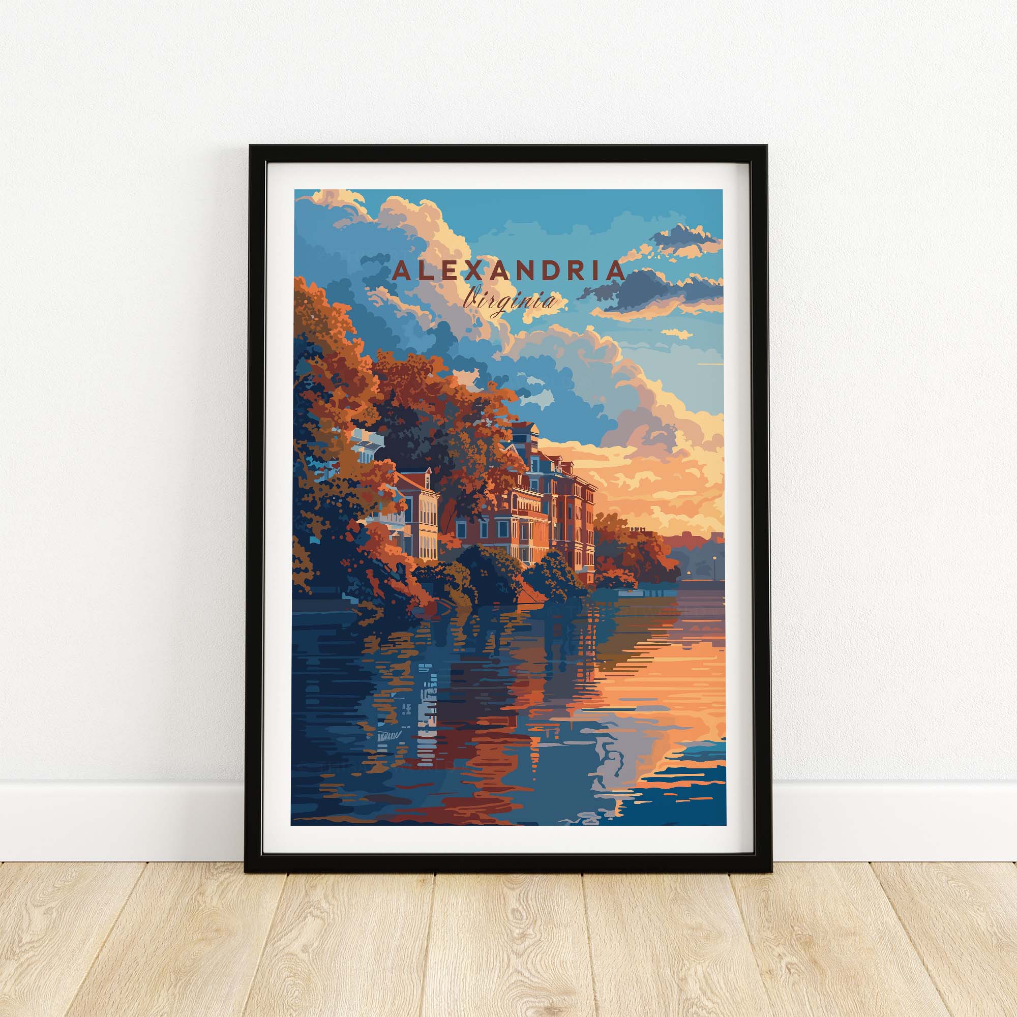 Alexandria Virginia Poster part of our best collection or travel posters and prints - This Art World