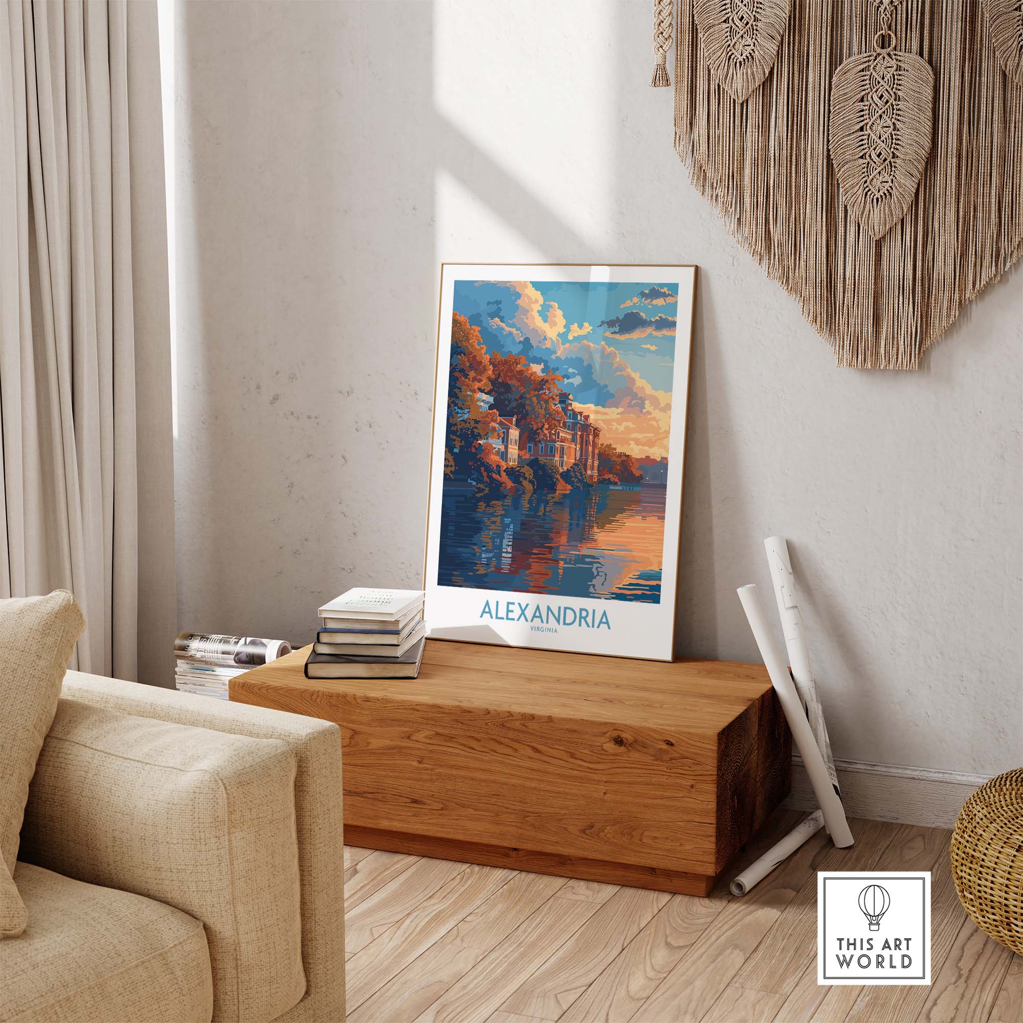 Alexandria Virginia Print part of our best collection or travel posters and prints - This Art World