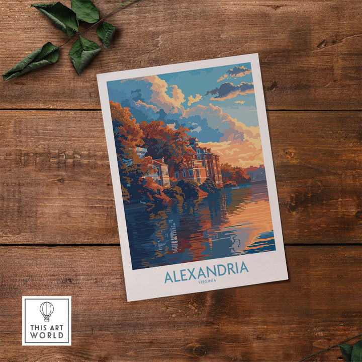 Alexandria Virginia Print part of our best collection or travel posters and prints - This Art World