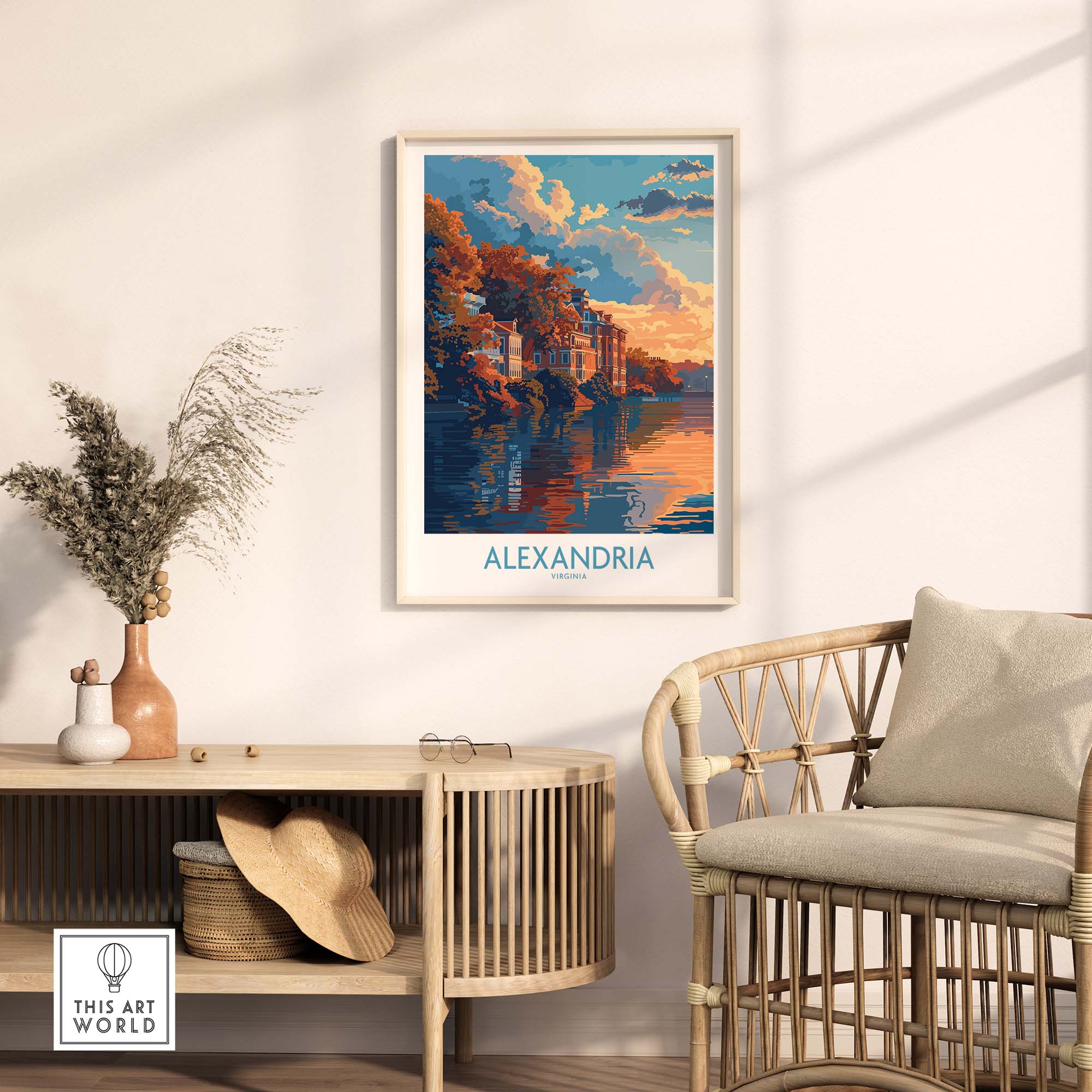 Alexandria Virginia Print part of our best collection or travel posters and prints - This Art World