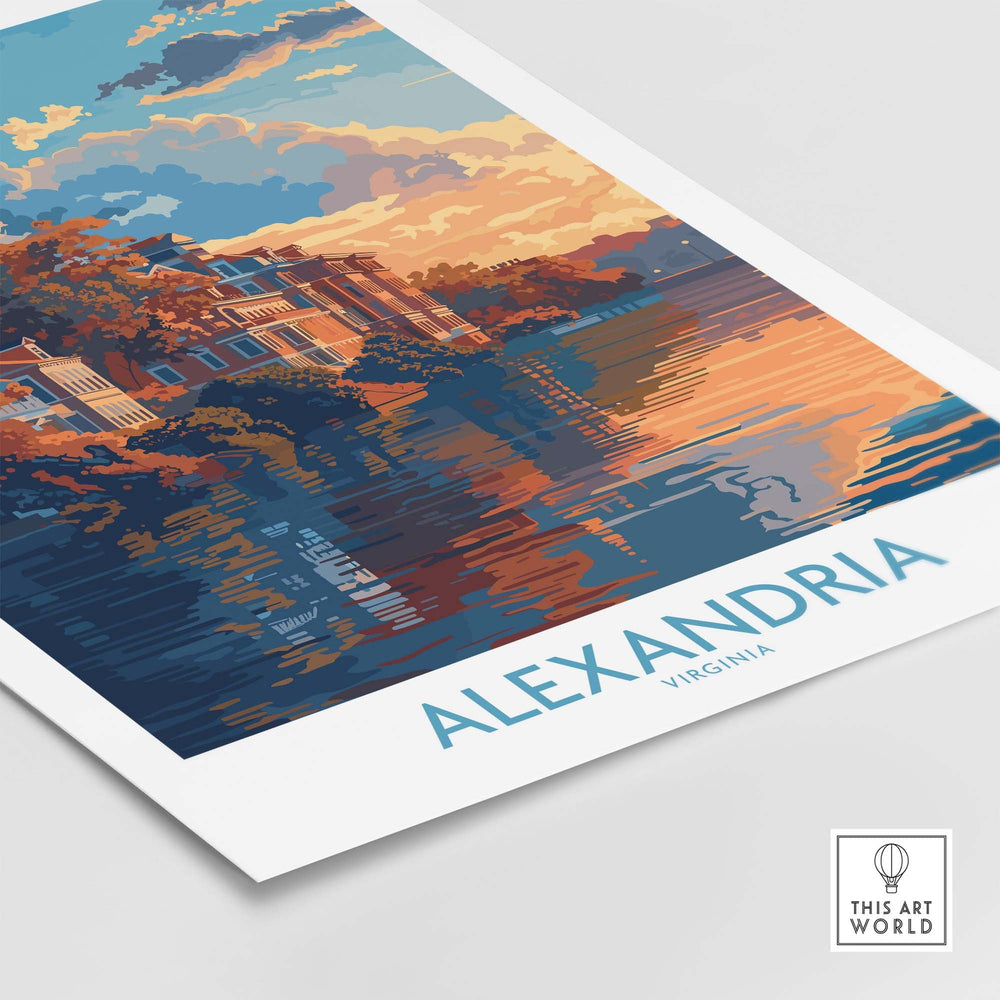 Alexandria Virginia Print part of our best collection or travel posters and prints - This Art World