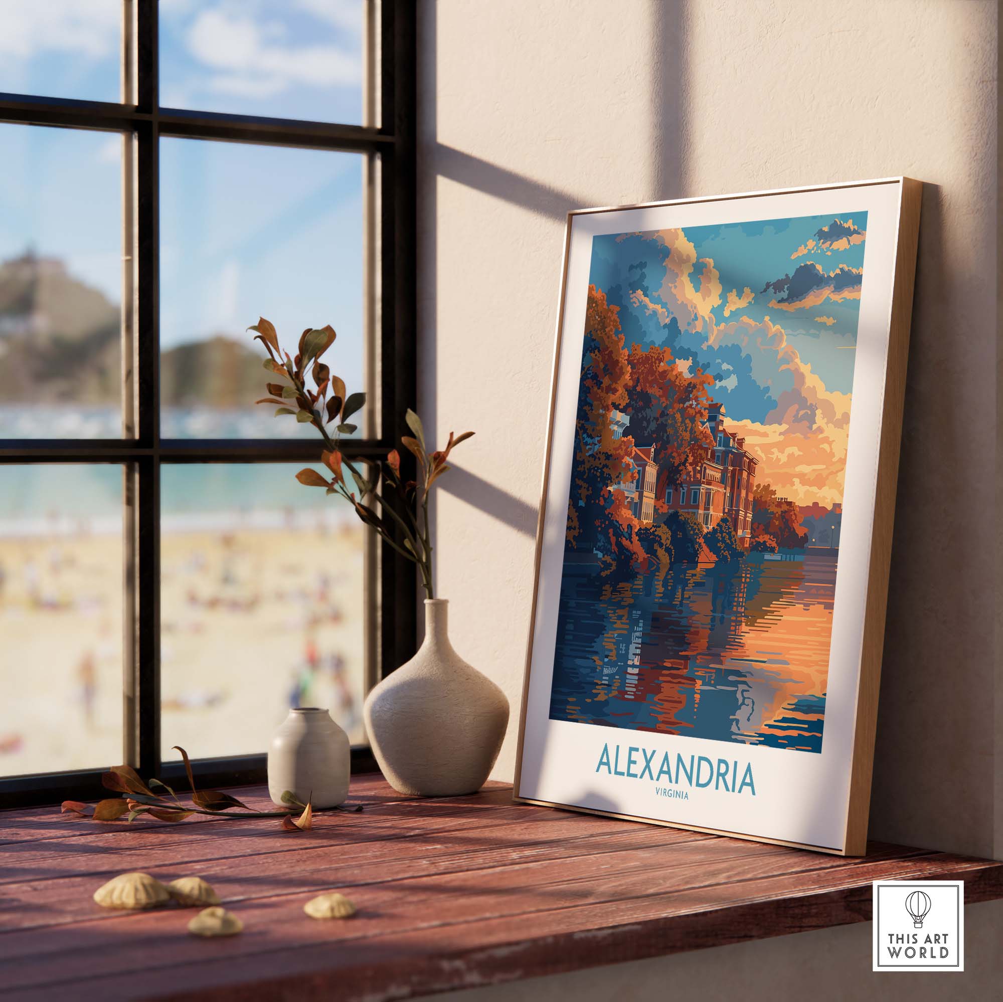 Alexandria Virginia Print part of our best collection or travel posters and prints - This Art World
