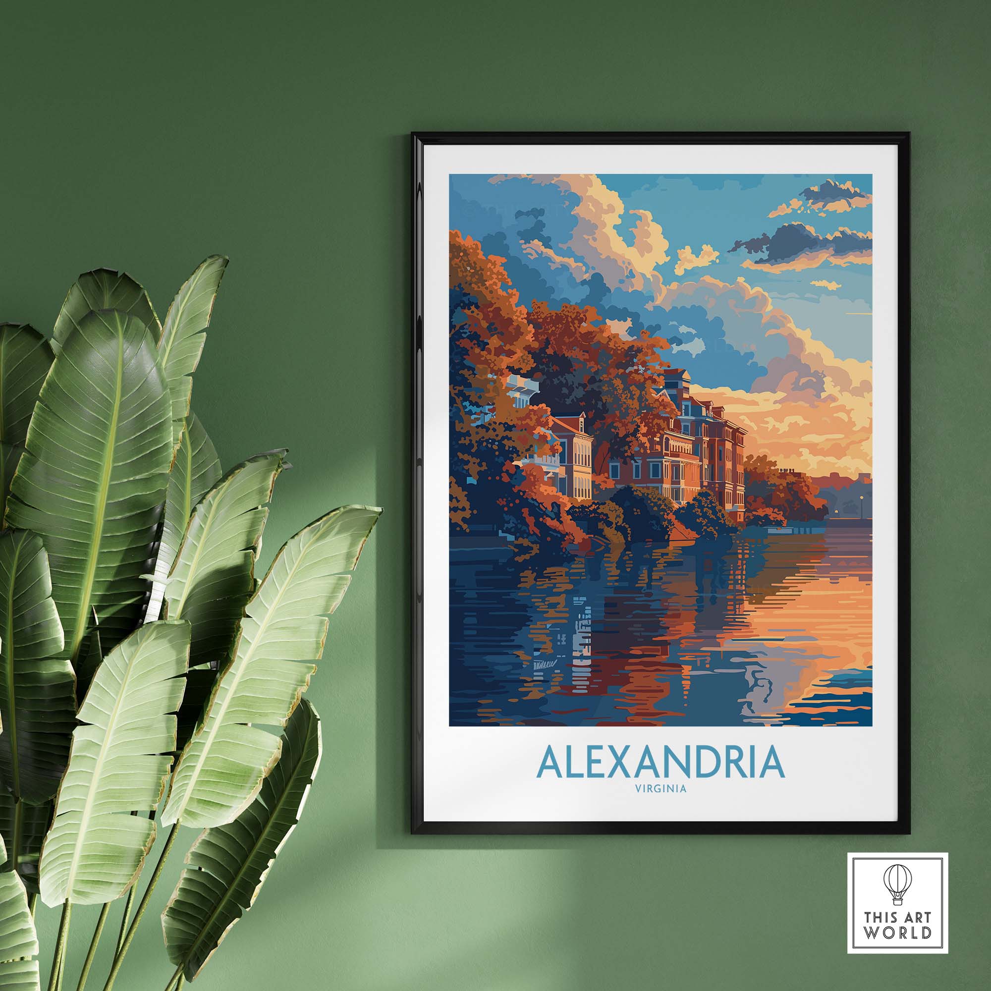 Alexandria Virginia Print part of our best collection or travel posters and prints - This Art World