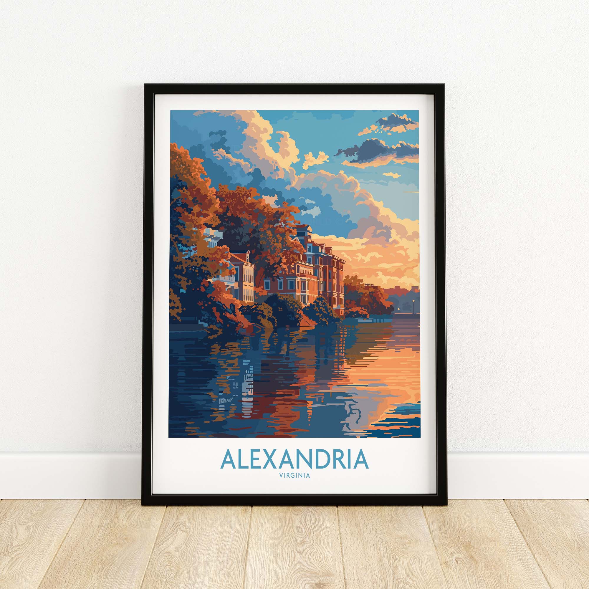 Alexandria Virginia Print part of our best collection or travel posters and prints - This Art World