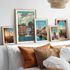 Alexandria Virginia Travel Poster part of our best collection or travel posters and prints - This Art World