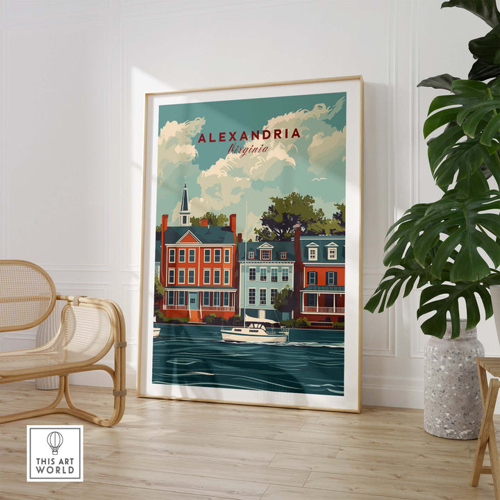 Alexandria Virginia Travel Poster part of our best collection or travel posters and prints - This Art World