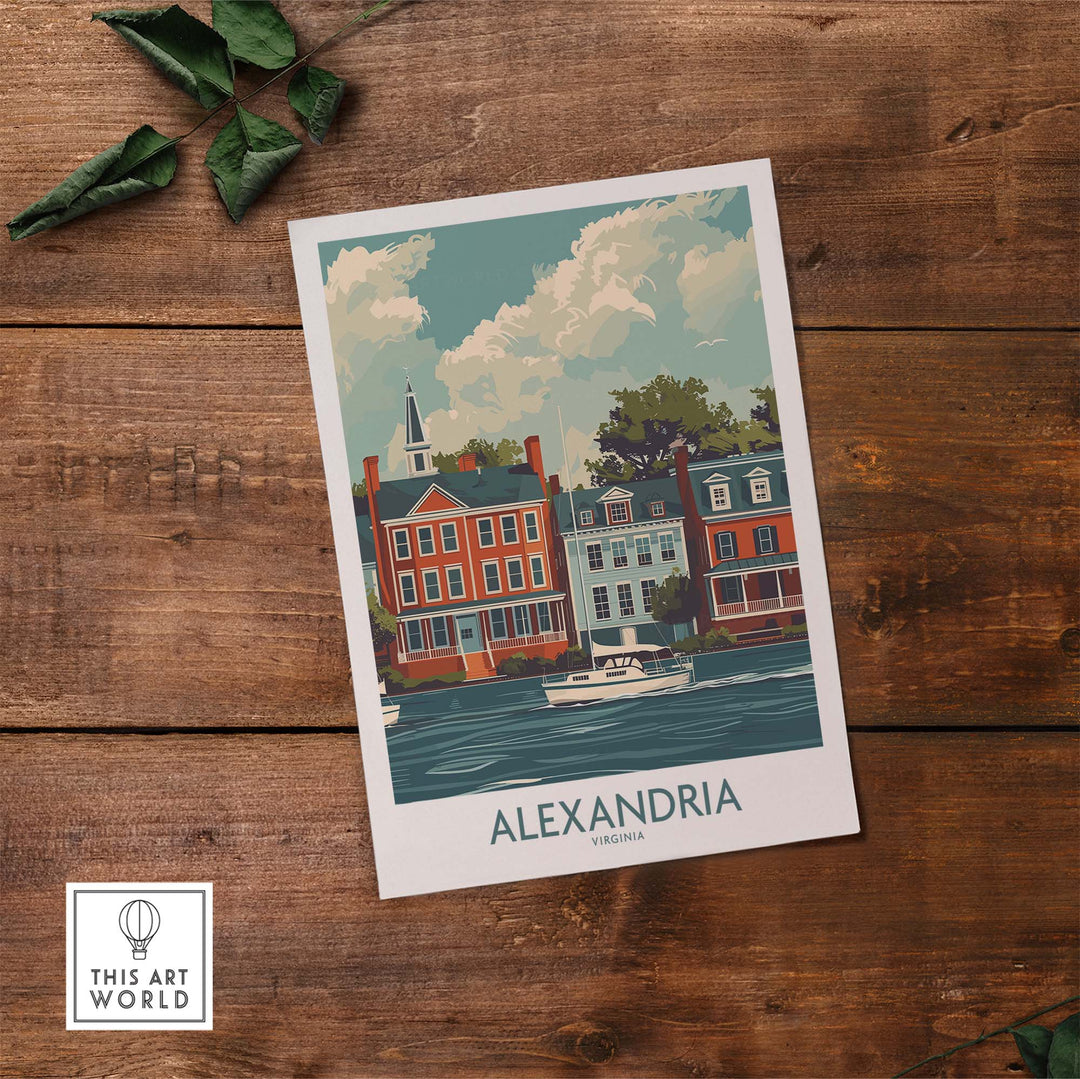 Alexandria Virginia Travel Print part of our best collection or travel posters and prints - This Art World