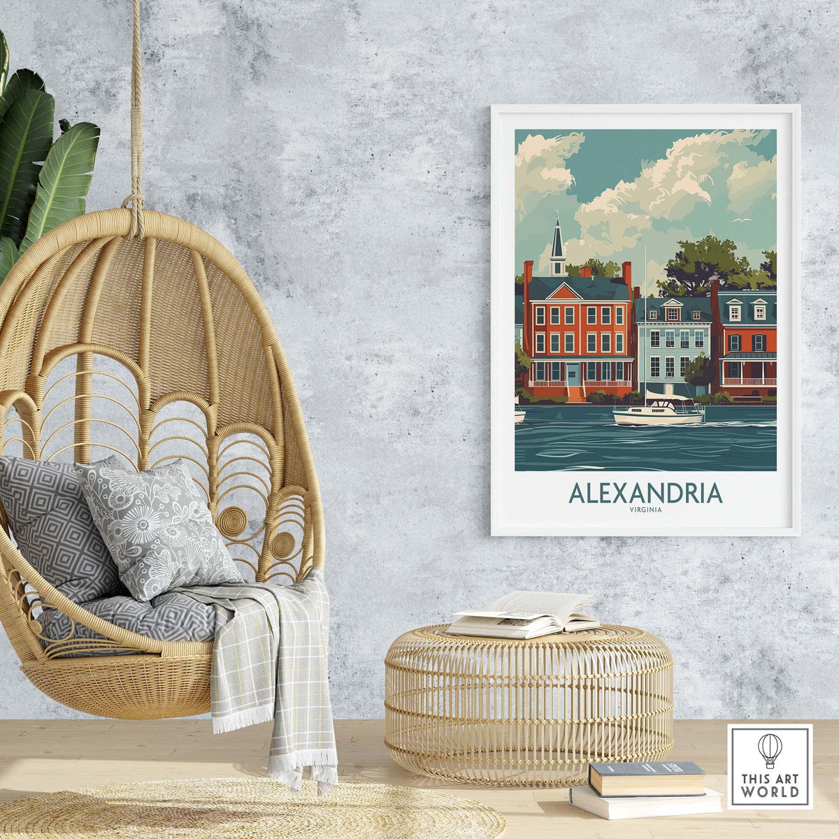 Alexandria Virginia Travel Print part of our best collection or travel posters and prints - This Art World