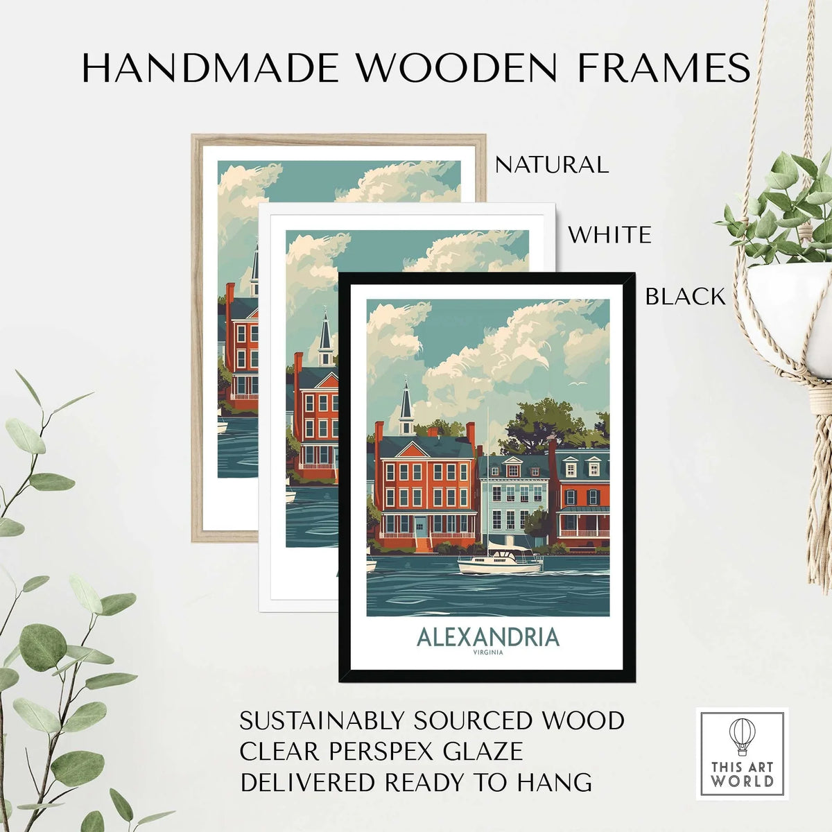 Alexandria Virginia Travel Print part of our best collection or travel posters and prints - This Art World