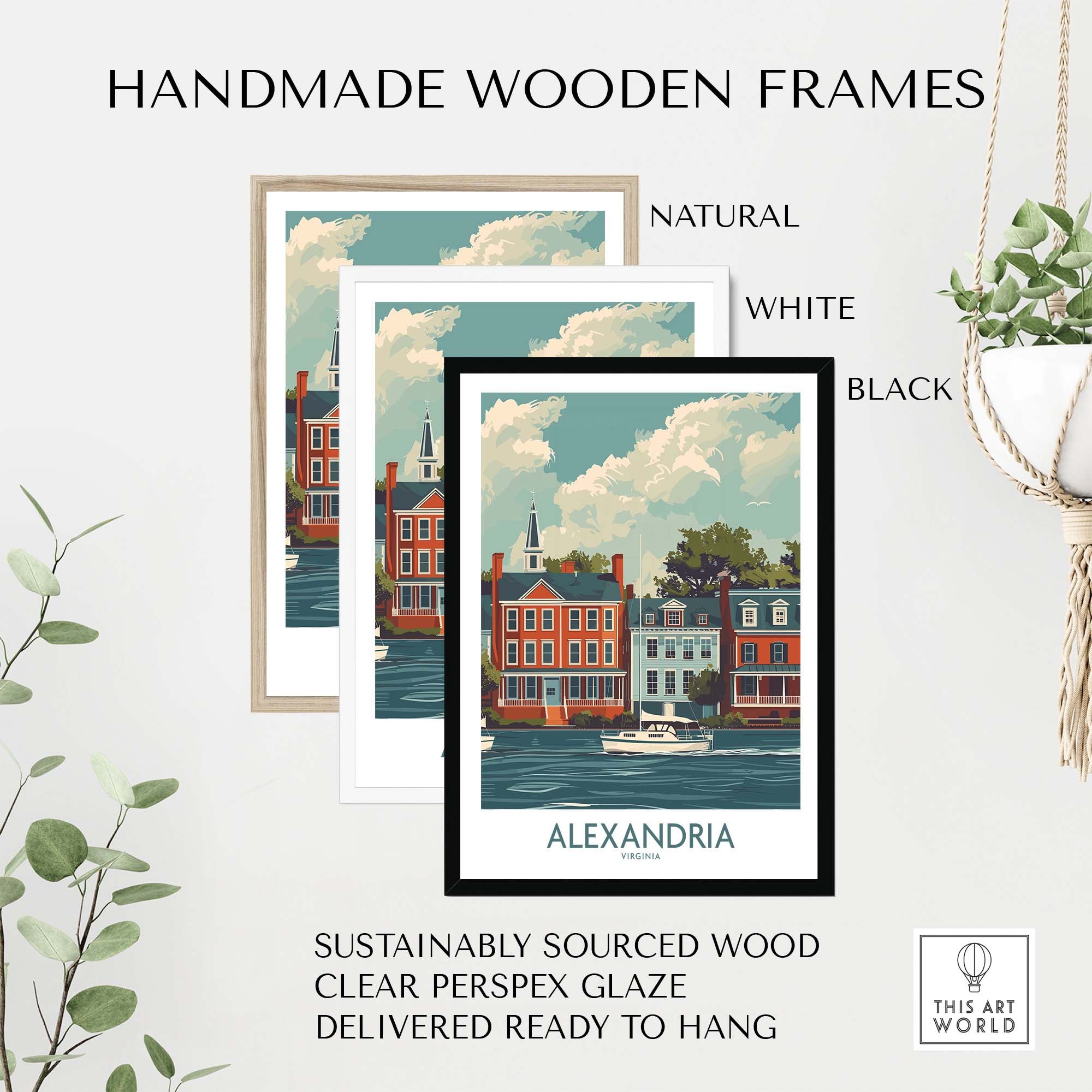 Alexandria Virginia Travel Print part of our best collection or travel posters and prints - This Art World