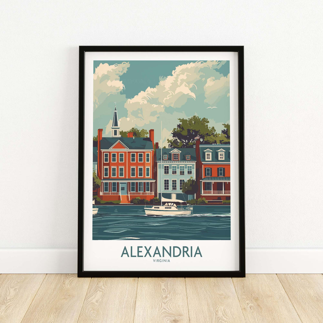 Alexandria Virginia Travel Print part of our best collection or travel posters and prints - This Art World