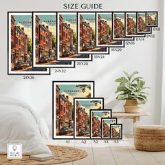 Alexandria Virginia Wall Art part of our best collection or travel posters and prints - This Art World