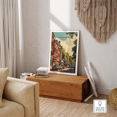 Alexandria Virginia Wall Art part of our best collection or travel posters and prints - This Art World