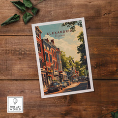 Alexandria Virginia Wall Art part of our best collection or travel posters and prints - This Art World
