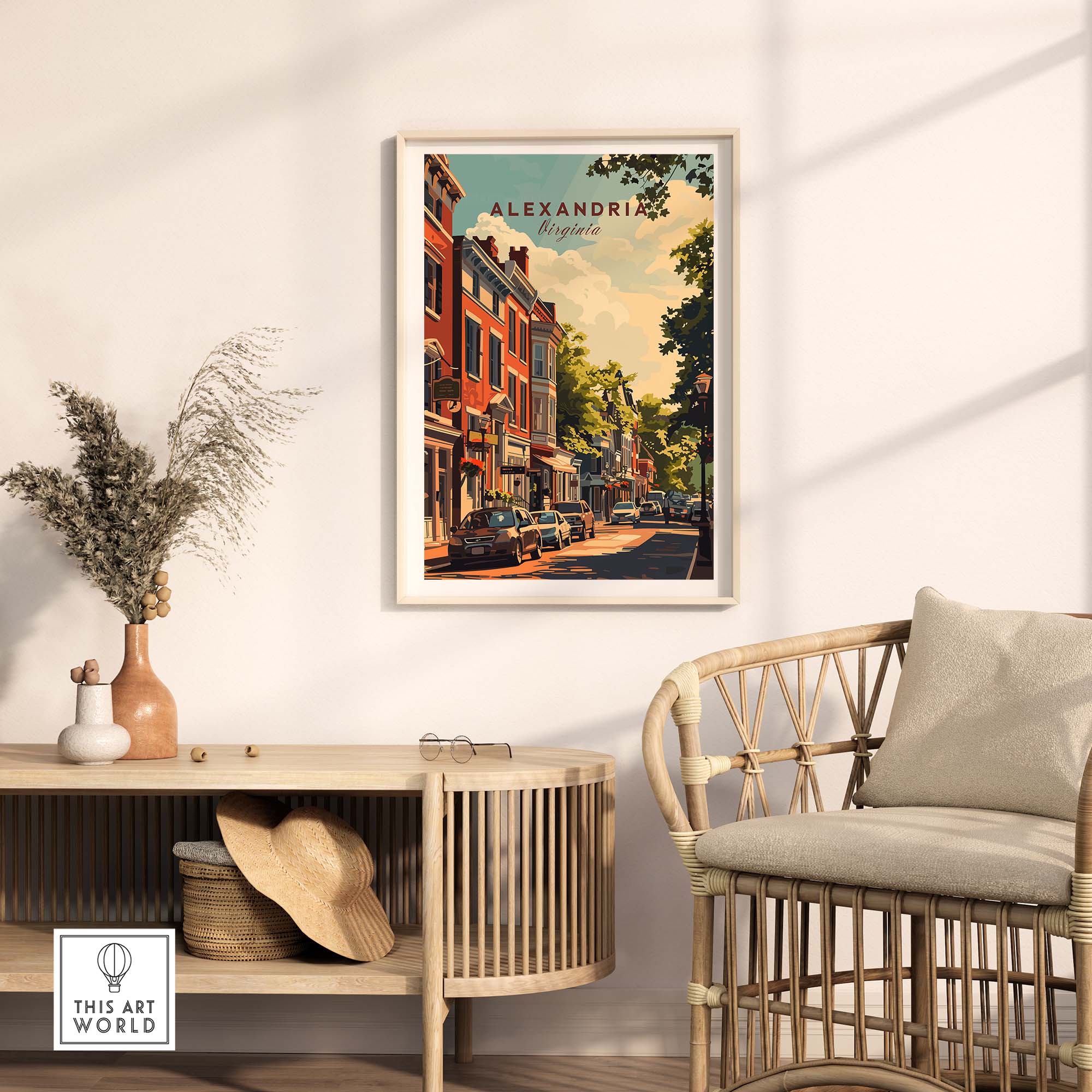 Alexandria Virginia Wall Art part of our best collection or travel posters and prints - This Art World