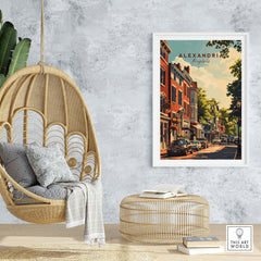 Alexandria Virginia Wall Art part of our best collection or travel posters and prints - This Art World