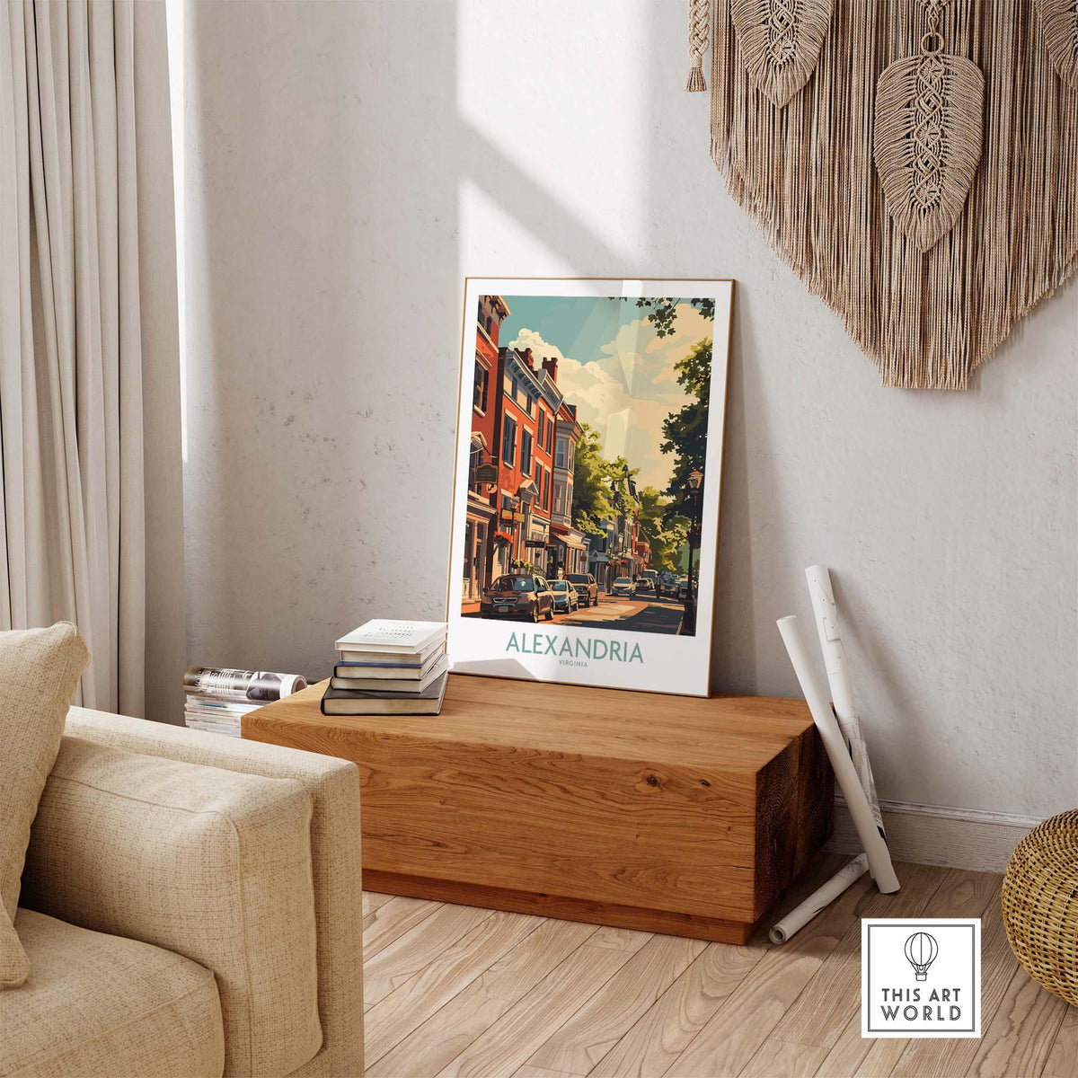 Alexandria Virginia Wall Decor part of our best collection or travel posters and prints - This Art World