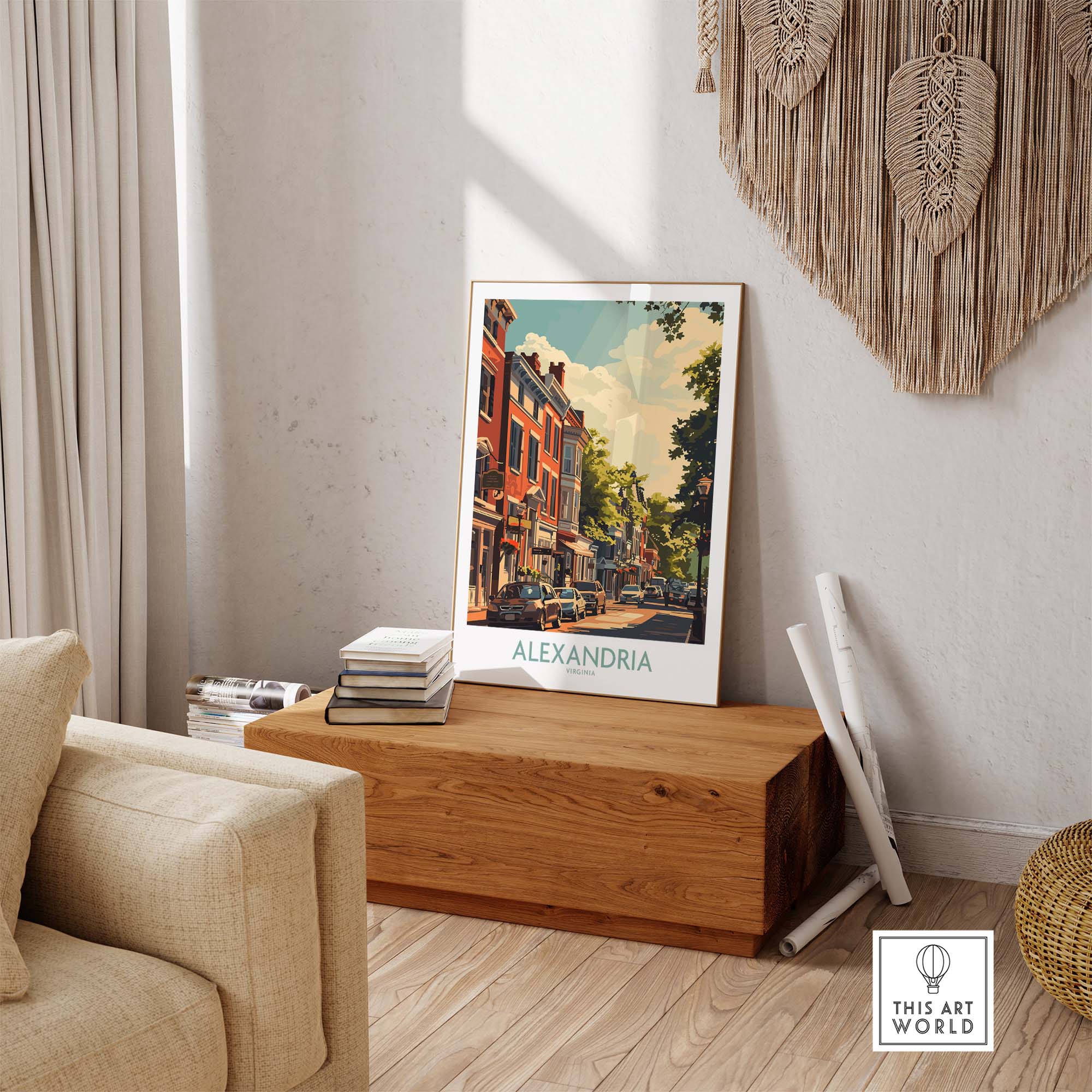 Alexandria Virginia Wall Decor part of our best collection or travel posters and prints - This Art World