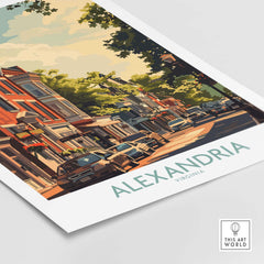 Alexandria Virginia Wall Decor part of our best collection or travel posters and prints - This Art World